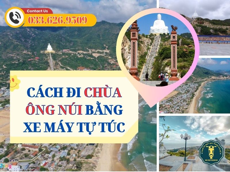 Hướng dẫn cách đi Chùa Ông Núi bằng xe máy tự túc